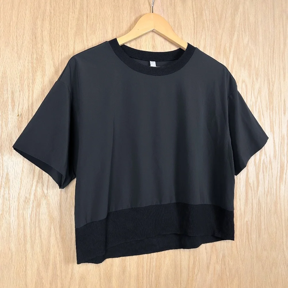 NEW Athleta Zephyr Crop Tee - Picture 7 of 12